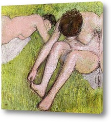   Картина Две купальщицы на траве