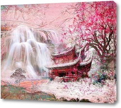   Картина Водопад в Китае