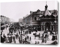  Аничков мост и кони Клодта.1900