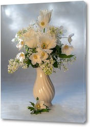   Картина Букет из белых цветов