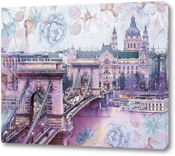   Картина мост в Будапеште