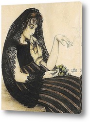  Женщина шарфе (1919)