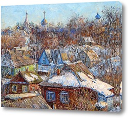  Картина Зимний Переславль-Залесский