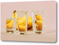   Картина Бананы за стеклом