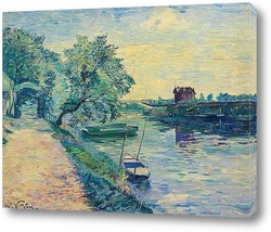   Картина Трактир на берегу Сены