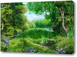   Картина Парки и сады 28134