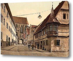  Обераммергау, Верхняя Бавария, Германия. 1890-1900 гг