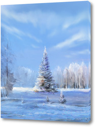   Картина Зимний Лес