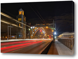   Картина На Большеохтинском мосту.