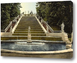   Картина Петергоф золотая лестница, Санкт-Петербург, Россия 1890-1900 гг
