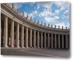   Картина Колоннада на площади Святого Петра в Риме