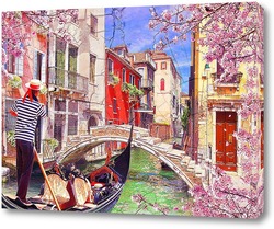   Картина Красочные каналы Венеции
