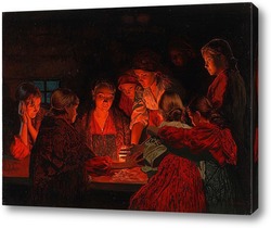   Картина Святочное гадание