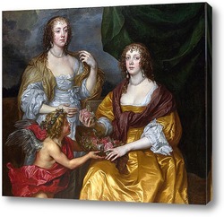   Картина Портрет дамы Элизабет Тимблби и  Дороти виконтесса Андовер