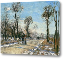    Маршрут де Версаль, Зимнее солнце и снег, 1870
