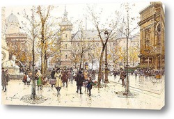   Картина Площадь Шатле