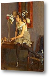   Картина Девушка с вазой
