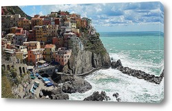   Картина Итальянский приморский городок Манарола