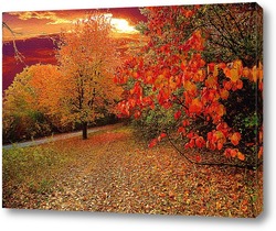   Картина Осенний закат