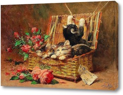   Картина Корзина кошек