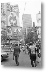   Картина Рекламный щит на Таймс сквер,1982г.