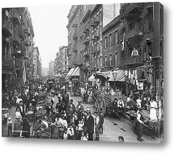  Уличная сцена в нижнем Ист-Сайде,1910г.