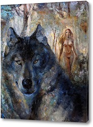  Картина Волчица