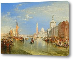   Картина Венеция: Dogana и Сан-Джорджо Маджоре