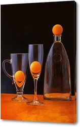    Натюрморт с оранжевыми шариками