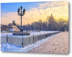  Старо-Калинкин мост в Санкт-Петербурге.