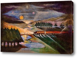   Картина Ночной поезд