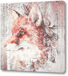   Картина Рыжая лиса