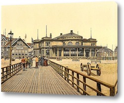   Картина Дом Беседы, Гельголанд, Германия.1890-1900 гг