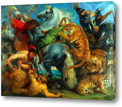  Картина Тигр, лев и леопард, 1616