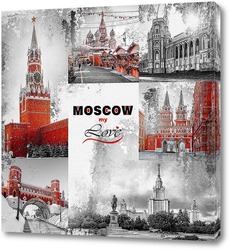   Картина Москва с любовью
