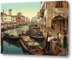    Чиоггия, рыбный рынок, Венеция, Италия