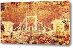   Картина Альберт мост. Лондон