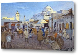   Картина Уличная сцена в Тунисе