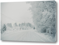   Картина Зимняя дорога