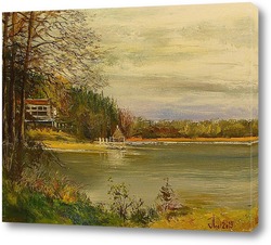   Картина Осенний берег