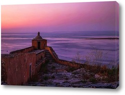   Картина Сиреневый закат в Португалии