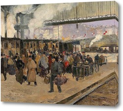   Картина Вокзал Сен-Лазар