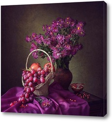   Картина Натюрморт в пурпурных тонах