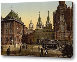   Картина Ворота, Москва, Россия. 1890-1900 гг