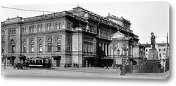  Знаменская площадь. Вид на Николаевский вокзал и памятник Александру III 1913