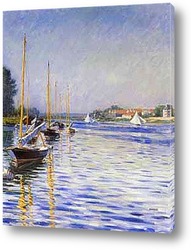   Картина Лодки на Сене. 1892