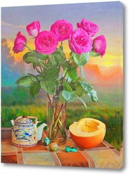   Картина Розовые розы.