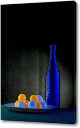    Натюрморт с синей бутылкой