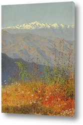   Картина Закат в Гималаях