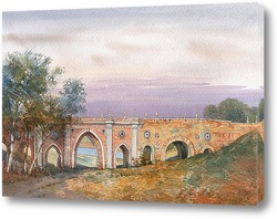   Картина Царицыно. Мост через овраг